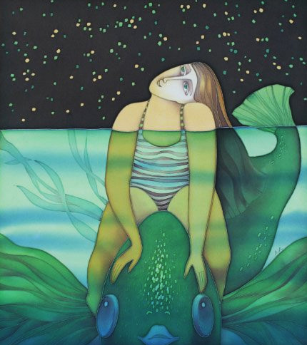 «Загадаю на зіроньку». 2010. Батик